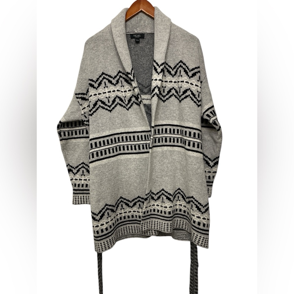 Rachel Rachel Roy Open Aztec Print Open Cardigan